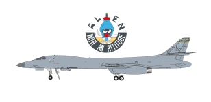 Herpa 573658 - 1:200 - U.S. Air Force Rockwell B-1B Lancer Alien with an Attitude